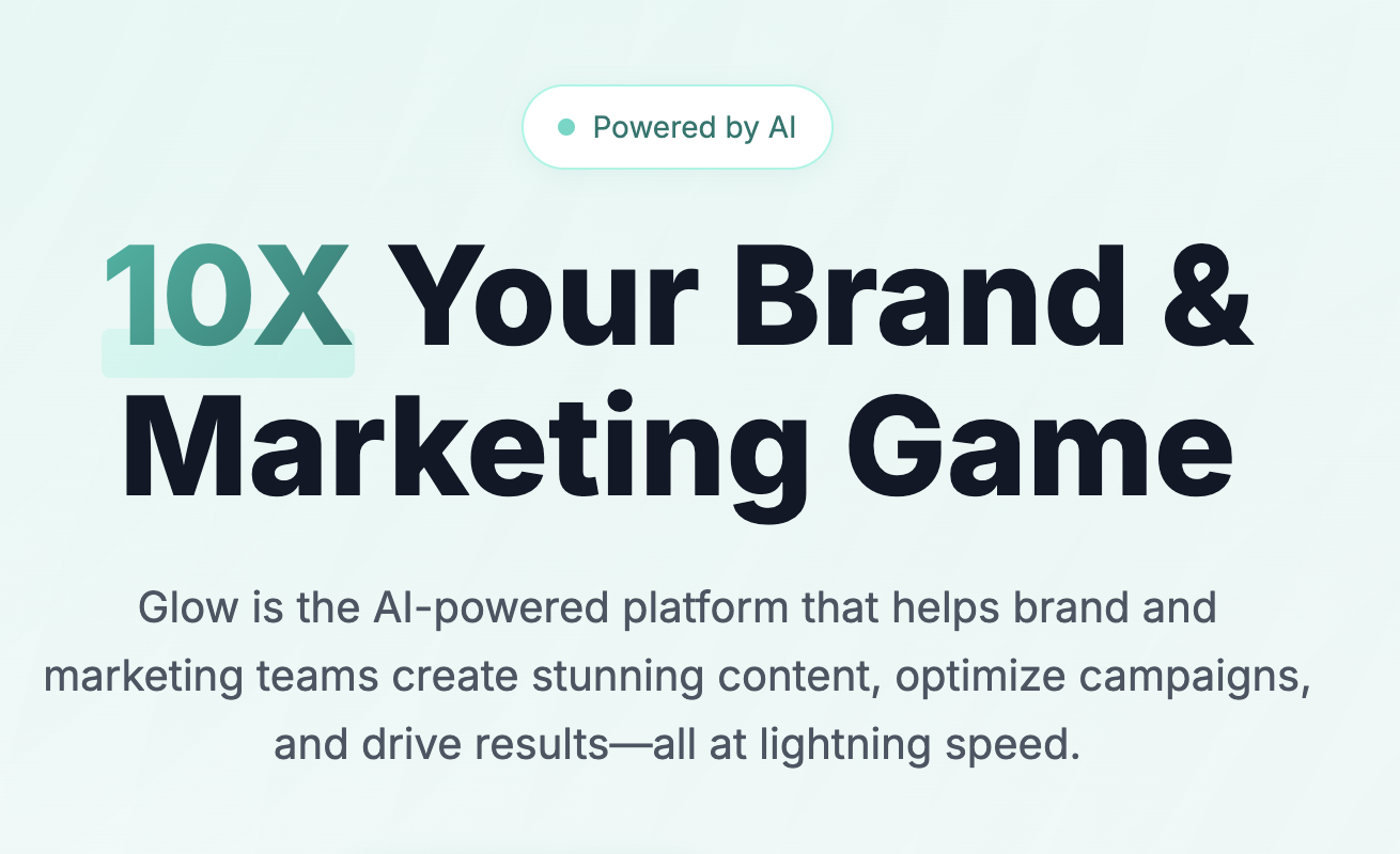 Glow Studio - Brand & Marketing Platform